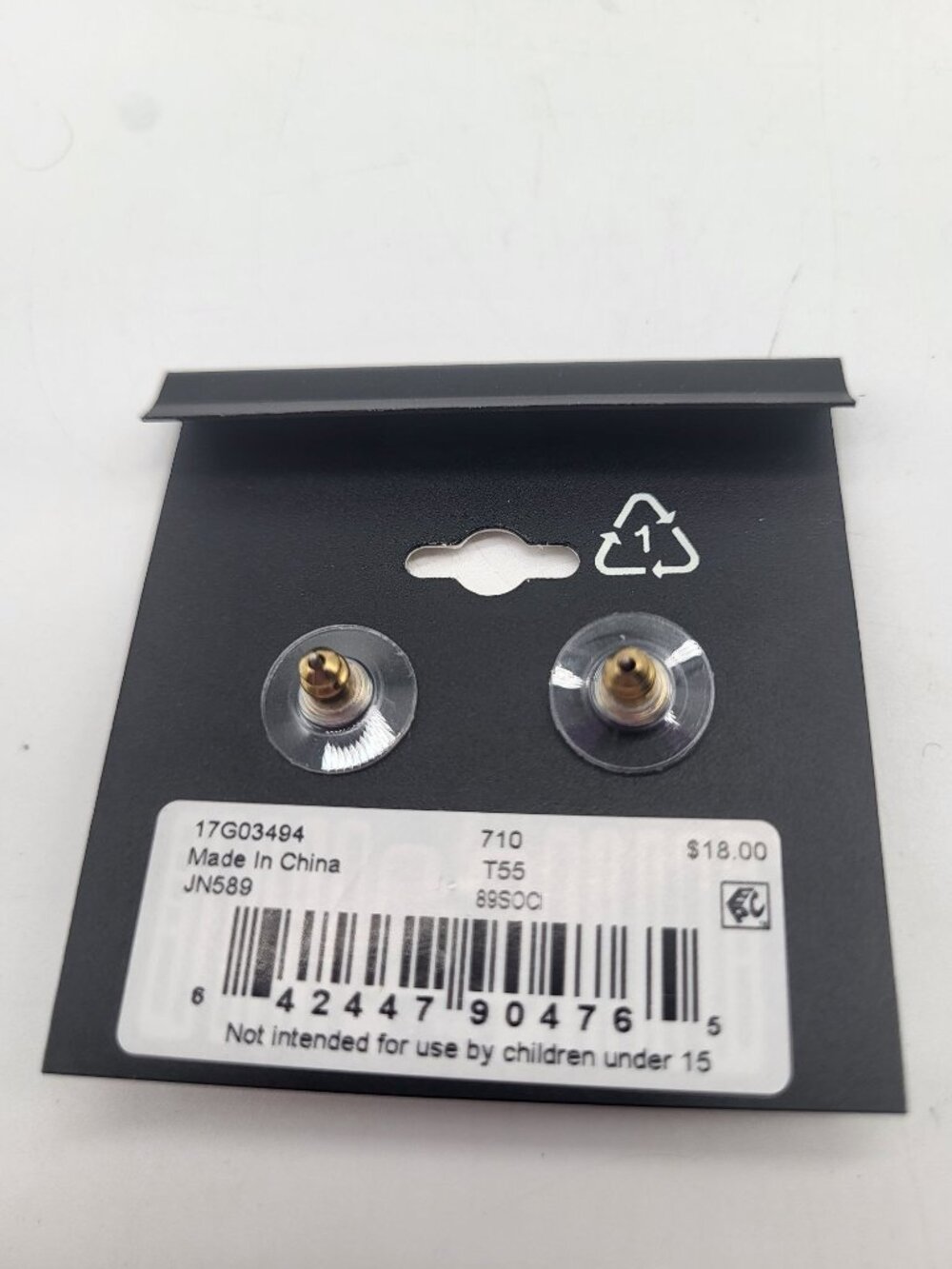 NAPIER Cubic Zirconia Tiny Leaf Cluster Earrings Minimalist Wedding Bridal Prom - Picture 3 of 4
